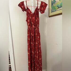 INVOLAND BELTED COLD SHOULDER MAXI DRESS. NWT. SIZE 18W